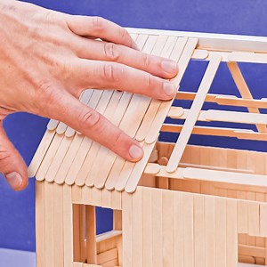 150K views · 100 reactions | How to Build a Mini House With Ice Cream Sticks | Everyday Life | Facebook