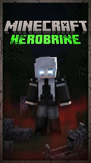 Was Herobrine REAL? 👁️ The truth behind the Minecraft myth #minecraft #gaming #herobrine #videogames