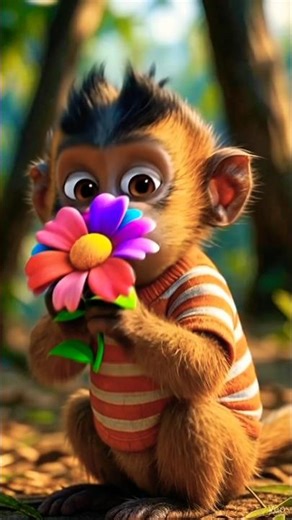 Monkey’s BIG Sneeze! 🤧🌸 | Funny Baby Monkey Reaction | Monkey TV