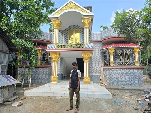 4.9K views · 36 reactions | ৩৪ ফিট বাই ৩৮ ফুট জায়গার মধ্যে গ্রামের বাড়ির চার বেড রুমের ১ তলা বাড়ির ডিজাইন প্রজেক্ট লোকেশন নাঙ্গলকোট কুমিল্লা ক্লাইন্ট মোঃ সোহেল সাহেব Bdconstruction M01849955522 | Bd Construction | Facebook