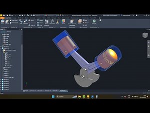 Autodesk Inventor 2024 | 90 Degree V Twin Engine Assembly Tutorial | 4K 60fps