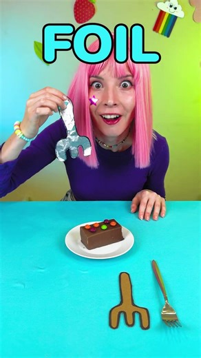 Testing different types of forks 🍴 Which one works best? #forkids #learning #educational #preschool