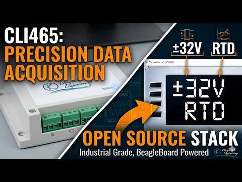 CLI M1: Open-Source ±32V Precision Data Acquisition & Control Platform