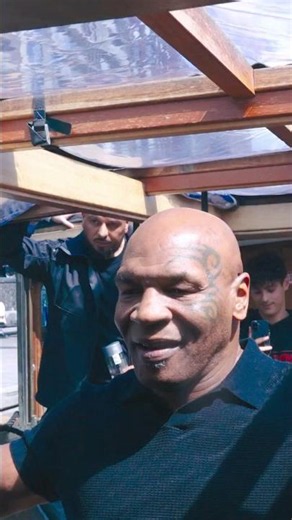 Mike Tyson moderates the first stare down of #COLLISION9 fight week between Kromah and Cvjeticanin!