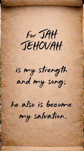 For JAH JEHOVAH Is My Strength and My Song | Isaiah 12:2 | Scripture Memory Song