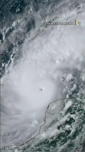 Hurricane Milton rapidly strengthens to Category 5 over the Gulf of Mexico