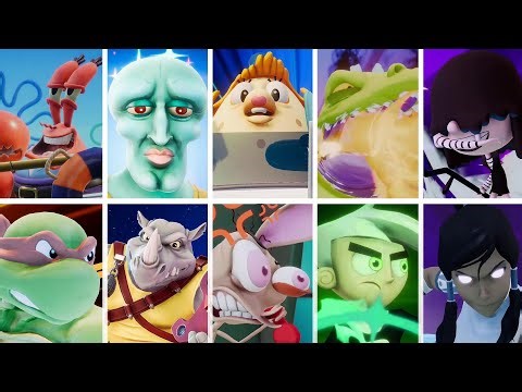 Nickelodeon All-Star Brawl 2 All Character Final Smashes (DLC Included)