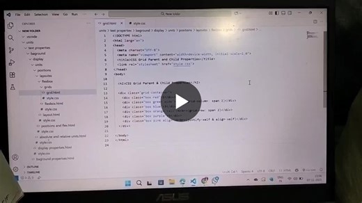 #day15 #css #gridlayout #frontenddevelopment #10000coders #webdesignjourney | Keerthi Bojadla