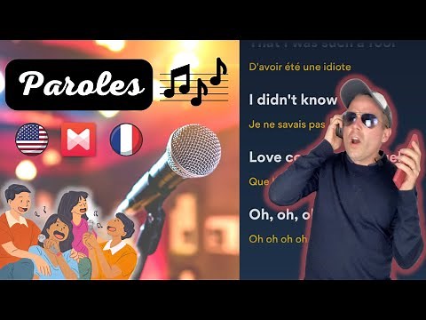 View and translate song lyrics on YouTube, Spotify, Amazon Music