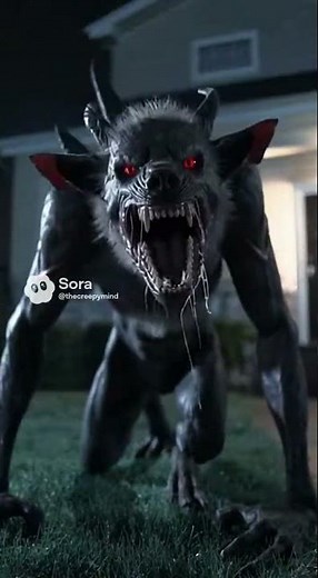 Terrifying Demonic Dog Horror Caught on CCTV – Brutal Shattered Camera Scene #horrorstories