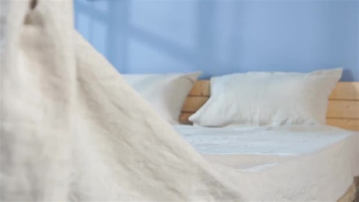 100% Linen Luxury Hotel Bed Sheet Set White Bedding for Home & Hotel Woven with 200TC Thread Count Available in Any Size