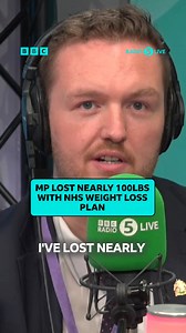 🗣️ “I’ve lost nearly seven and half stones” Alex McIntyre, Labour MP for Gloucester, has followed an NHS weight loss plan. | BBC Radio 5 live