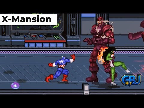 Captain America & She-Hulk – Marvel Infinite War OpenBOR Co-Op 2025 Gameplay (X-Mansion Stage)