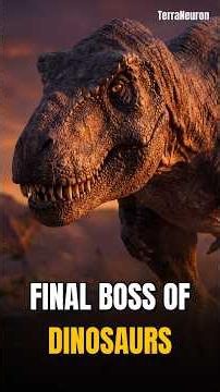 Tyrannosaurus Rex: The 8.8-Ton Predator's Final Years