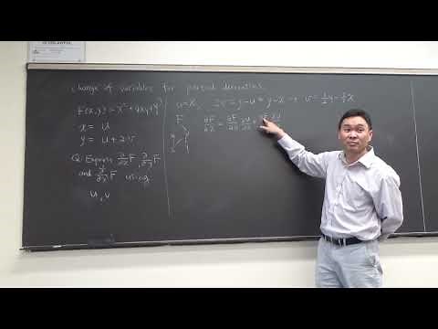 Change of variables for partial differential equations