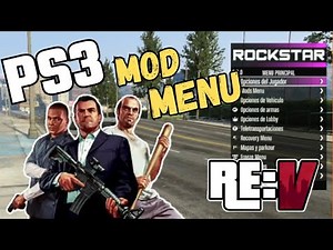 COMO USAR MOD MENU NO PS3 GTA RE:V