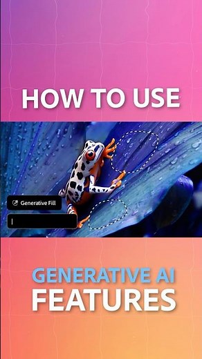 How to use generative AI features in Photoshop