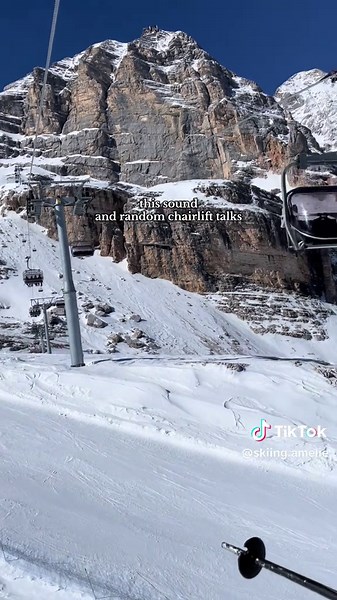 Skiing Adventures: Scenic Chairlift Views in the Alps