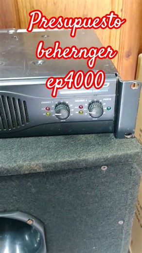 behernger ep4000 #amplificador #behringer #sonido #repara