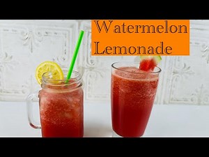 WATERMELON LEMONADE RECIPE / SUMMER DRINK