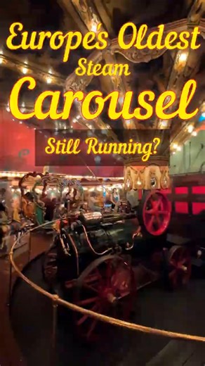 Europe's oldest carousel| Stoomcarrousel 🎠| Rides in Efteling | @efteling#themepark #netherlands