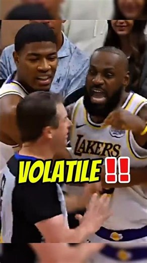 LEBRON UPSET 😡 The call nobody expected at the end… #shorts