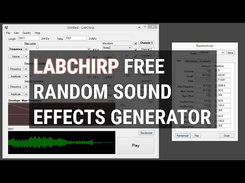 DIY Amazing Free Sound Effect Generator LabChirp