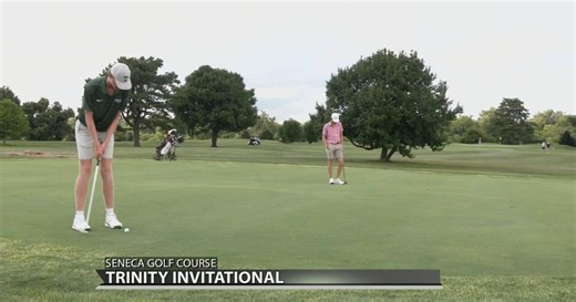 Trinity and CAL tied for the lead at the Trinity Invitational at Seneca Golf Course