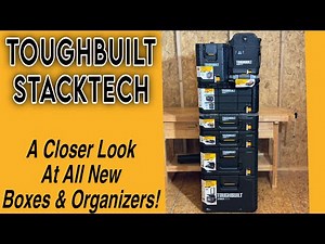 NEW TOUGHBUILT StackTech Overview Of All 8 Boxes & Organizers!
