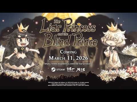 The Liar Princess and the Blind Prince - Official Steam Release Date Trailer