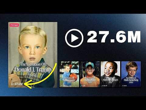 Make AI Evolution Videos Of Famous People That Get MILLIONS Of Views (EASY TUTORIAL)