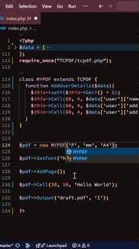 Adding sections of data to your PDF document #coding #php #backend #tcpdf #pdf