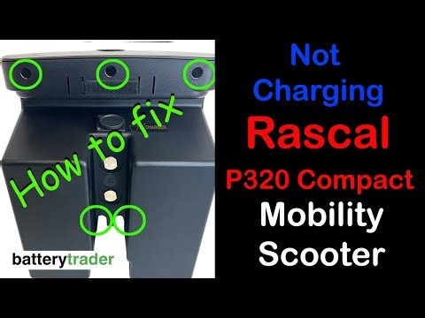 How to Fix Rascal P320 Compact battery not charging (why Rascal 320 Powerchair won't charge?)