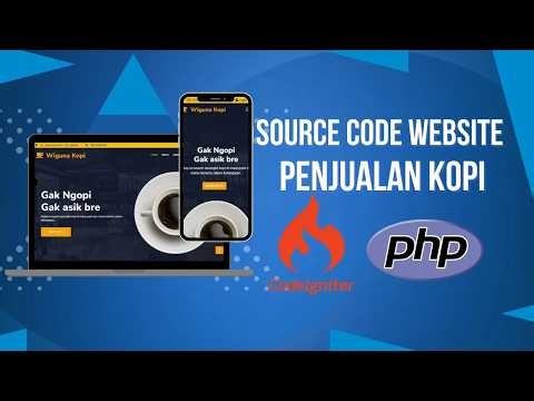 Website penjualan kopi lengkap dengan PHP 7 & CodeIgniter 3! 🚀