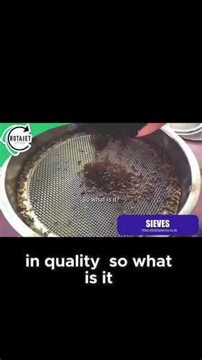 What is Industrial Sieving #shorts #ukmanufacturing #manufacturing #vibratingsieves #rotajetsystems