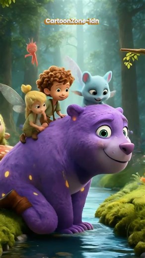 Petualangan sang pejuang kecil #animasulucu #animasianak #kartun3d