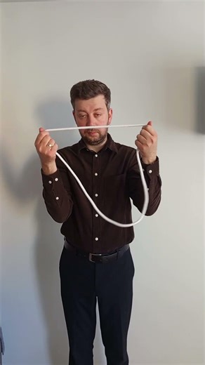 Rope magic trick! #magictrick #ropetrick