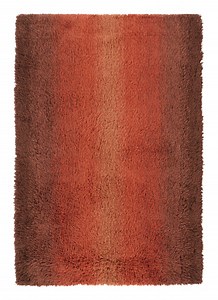 Vintage Swedish Rya Rug, Brown and Rust Ombre Scandinavian - Rug & Kilim - Etsy Australia