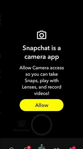 Snapchat Camera Access Allow Problem Solve ✅ | Snapchat Is A Camera App Permission Fix