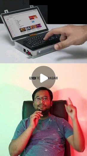 Tech E Waqab | Make your own Mini Laptop at Home DIY #shorts #techshorts #techewaqab #reels #techreels #tech #technology | Instagram