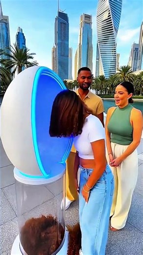 Dubai’s AI Haircut Robot 4.0 Will Blow Your Mind! 🤯✨ Instant Bob Cut Transformation #youtubeshorts