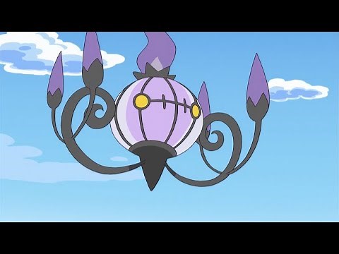 Pokemon Chandelure All Attacks || Pokemon Moves And Attacks ||# 24