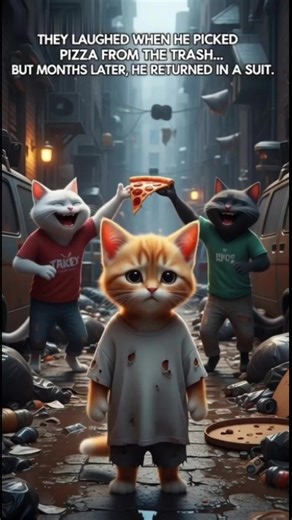 Touching Sad Cat Story Animation