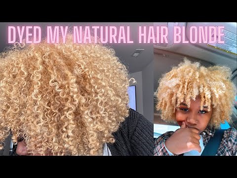 Dying My Natural Hair Blonde at Home (It was a disaster)