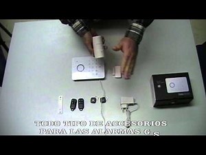 Configuración componentes alarma gsm g5 seguridad malmesat