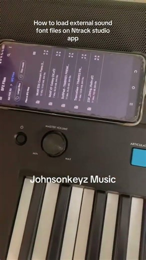 How to load your external files into your keyboard using ntrack