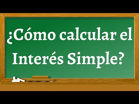 ¿Cómo calcular la tasa de interés simple en excel ?