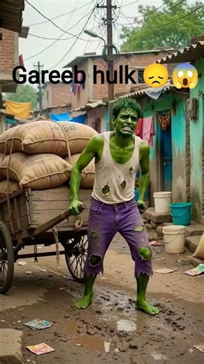 गरीब Hulk की दर्द भरी कहानी | Indian Hulk Real Life | Hulk Hindi Shorts #shorts 😞