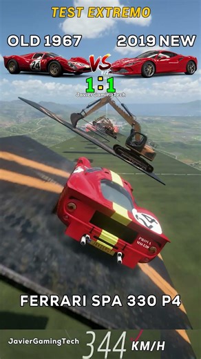 OLD Ferrari Spa 330 P4 𝗩𝗦 NEW Ferrari F8 Tributo #forzahorizon5 #gaming #shorts