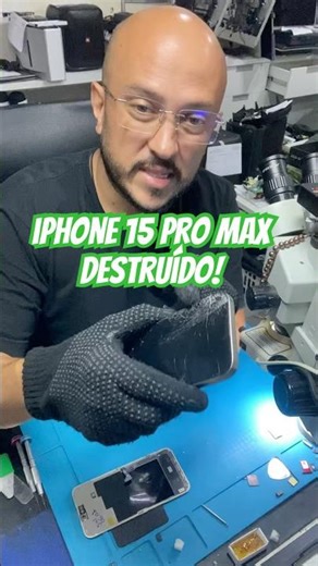 iPhone 15pro Max DESTRUÍDO! #apple #iphone #iphone15promax